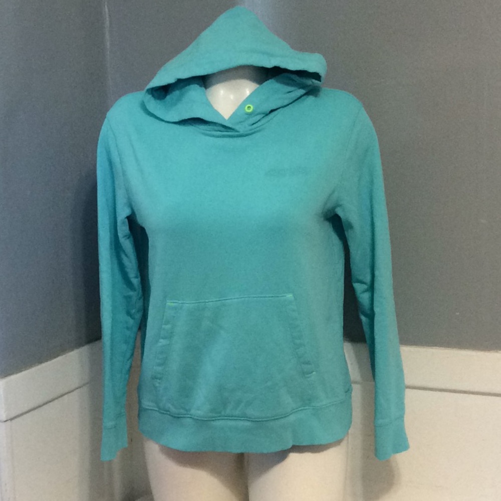 Vineyard Vines Womens Teal Blue Hoodie Sz M